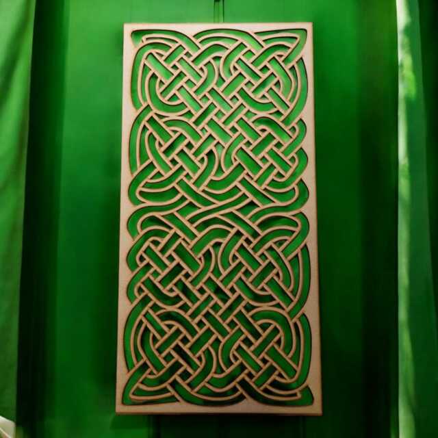 Celtic Knot Mdf Decorative Screen Laser-Cut Wall Art Panel 0074 by Etsy ...