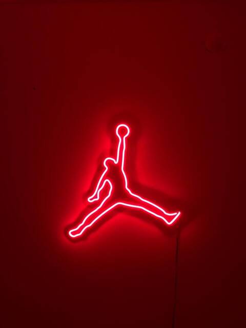 Air Jordan Neon Sign Wall Decor Michael Decoration Led Sign. Gift by ...