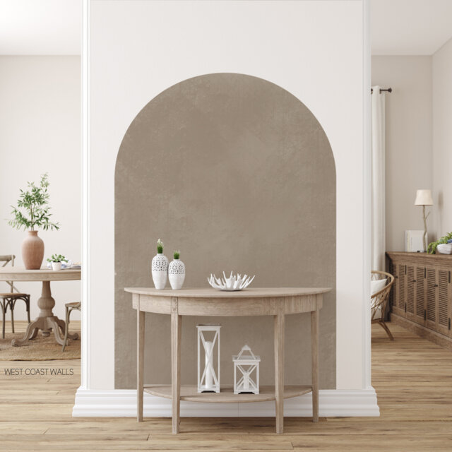 Textured Arch Decal/Removable Boho Wall Painted Sticker Decor Nursery ...