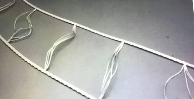 Ladder String Venetian Blind Ladder String in Either White Or Cream For 25mm Blinds ...