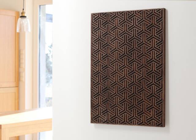 Structural Image Decor Structural Wall Decor Geometric Art Modular Wooden Hanging Pattern ...