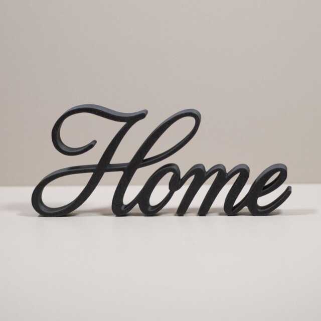 Home Ornament - Freestanding Word Decor Cursive Style Small Shelf ...