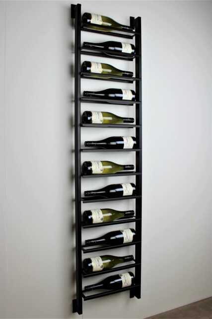 Durnish Rack Wall Mount Steel Wine Rack, Modern Storage by Etsy | ufurnish.com