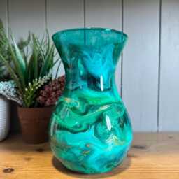Escapism Stripe Vase Blue By The Conran Shop by The Conran Shop
