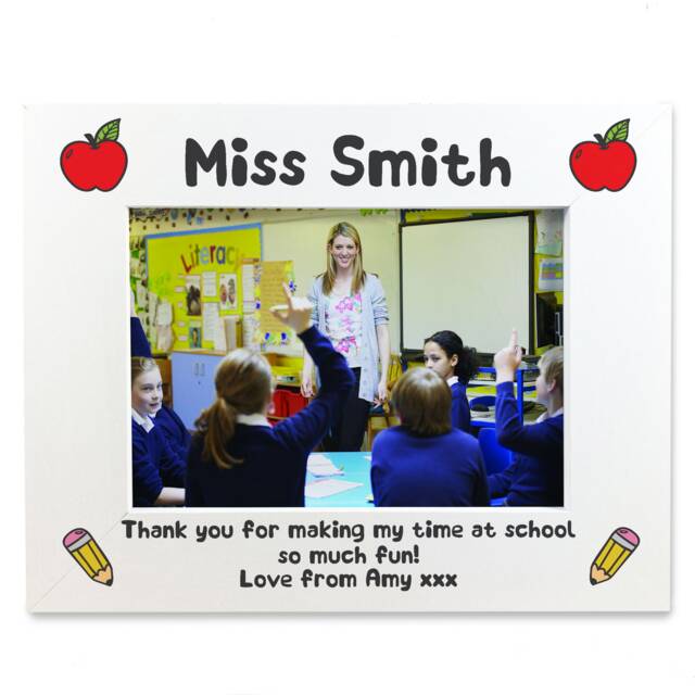 Personalised Teacher Gift Leaving School Nursery Preschool Thank You ...