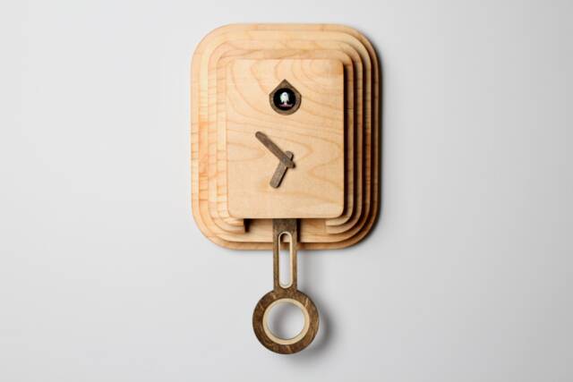 Modern Cuckoo Clock - Layered Rectangle Handmade & Super Cool by Etsy ...