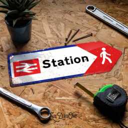 Personalised Ncr Metal Signs - Worn/Clean Look Cycle Route Sustrans ...