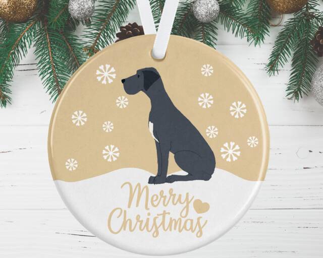 Great-Dane-10 Christmas Ornament main image 1