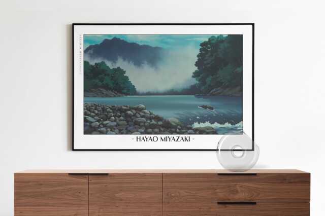 studio Ghibli Poster - Framed Hayao Miyazaki Art Prints by Etsy ...