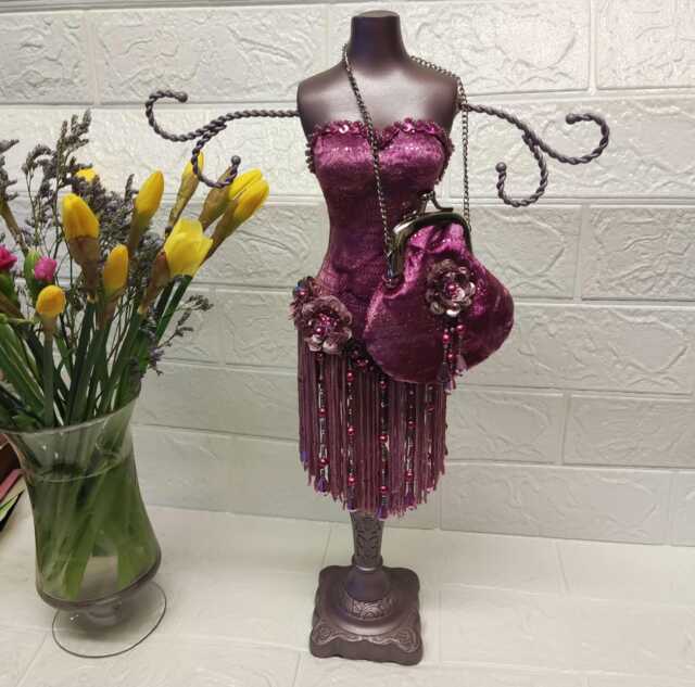 Bodice - Necklace Stand Mannequin Vintage Style Bust- Bedroom Decor ...