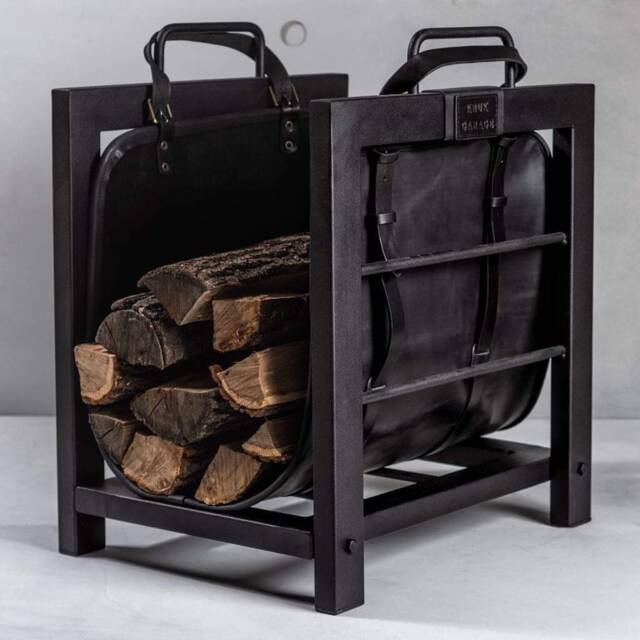 Firewood Stand Indoors Woodburner Furniture Storage Log Rack With ...