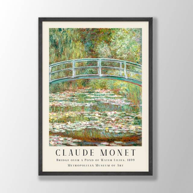 Claude Monet Art Print - Water Lily Print, Wall Art, Nouveau Prints