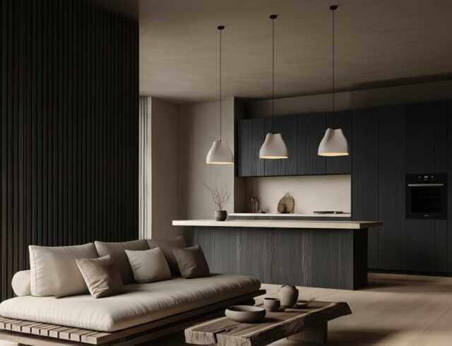 Designer Ceramic Pendant Light, Scandinavian Fold Design -Naaya ...