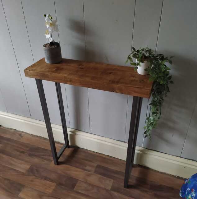 Hall Radiator Console Table Console Table, Solid Wood, Tall Hall Radiator Shelf, Ideal For Small ...