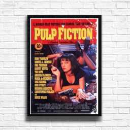 Pulp Fiction Movie Poster Retro 90S Film Art Print by Etsy