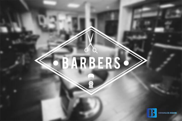 LARGE 23 barber shop sticker window sign wall art decal salon barbers LARGE 23 barber shop sticker window sign wall art decal salon barbers