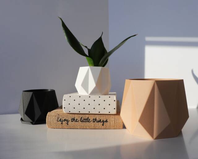 Delta - Eco-Friendly Indoor Planter Pot & Storage Container Minimalist ...