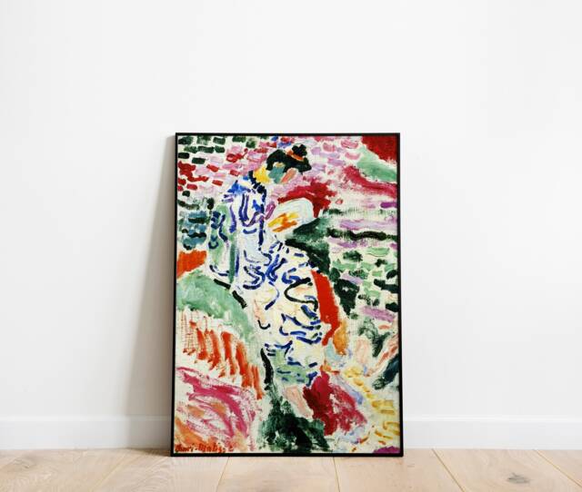 Affiche D'Art La Japonaise Par Henri Matisse (1905) - Poster Premium Pret-à-Encadrer