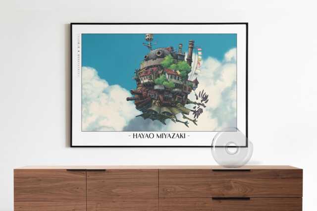 studio Ghibli Poster - Framed Hayao Miyazaki Art Prints by Etsy ...