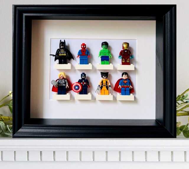 Superhero & Character Minifigure Frames by Etsy | uFurnish.com