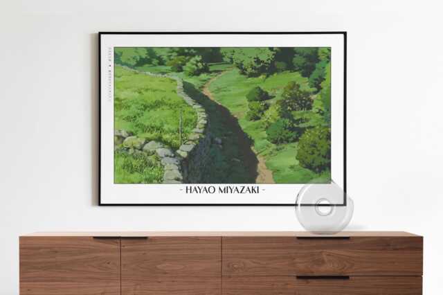 studio Ghibli Poster - Framed Hayao Miyazaki Art Prints by Etsy ...