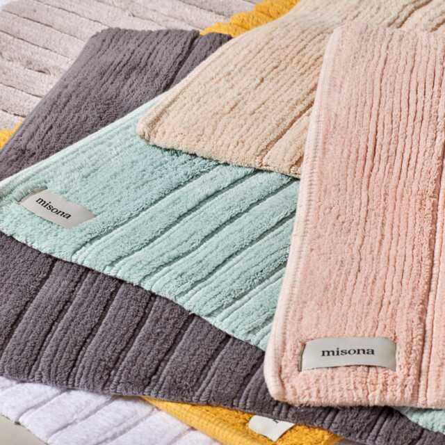 Organic Cotton Bath Mats & Runners - Eco-Friendly Sustainable Non Slip ...
