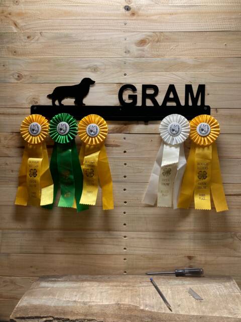Award Ribbon Holder, Display Rack, Wall Decor, Metal Signage by Etsy ...