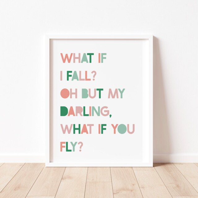 What If I Fall, Oh But My Darling What You Fly? - Block - Children's ...