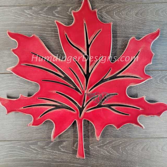 Maple Leaf - Metal Wall Art Aluminum Outdoor Indoor Made in Canada ...