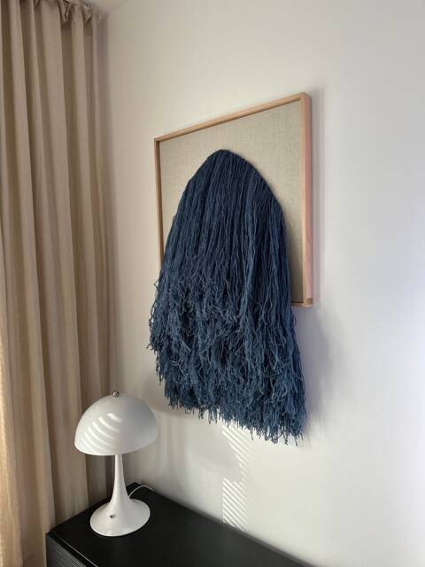 Photo inspiration: Picture Idea: Sale Modern Textile Wall Art Decor Neutral Hand Tufted Hanging