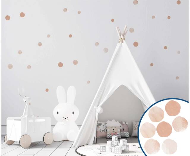 Polka Dot Wall Decals Removable Nursery Decor by Etsy | ufurnish.com