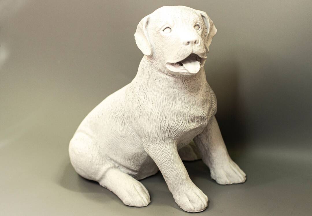 Rottweiler Statue Unpainted Dog Memorial Ready To Paint Garden
