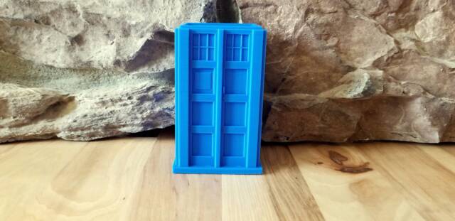 Doctor Who Tardis Phone Booth Police Box 3D Printed Planter by Etsy ...