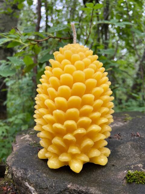 Cone Beeswax Candle