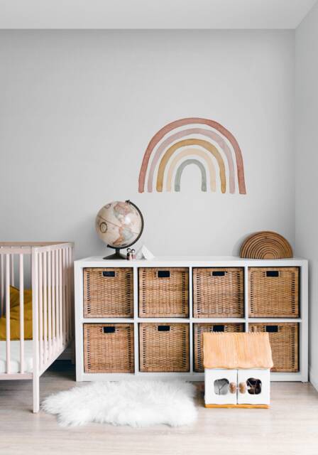 Rainbow Wall Sticker, Bedroom Sticker, Nursery Decal, Boho by Etsy ...