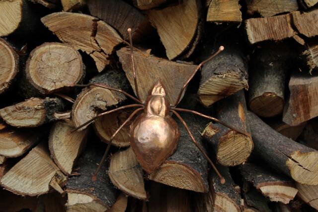 Spider Insect Animal Lucky Charm Handmade Copper Wall by Etsy ...