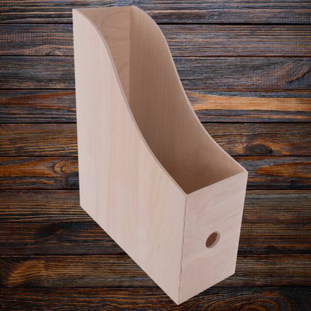 Paper File Tide Storage Wooden A4 Documents Organiser Paper File Standing Rack Holder Magazine ...