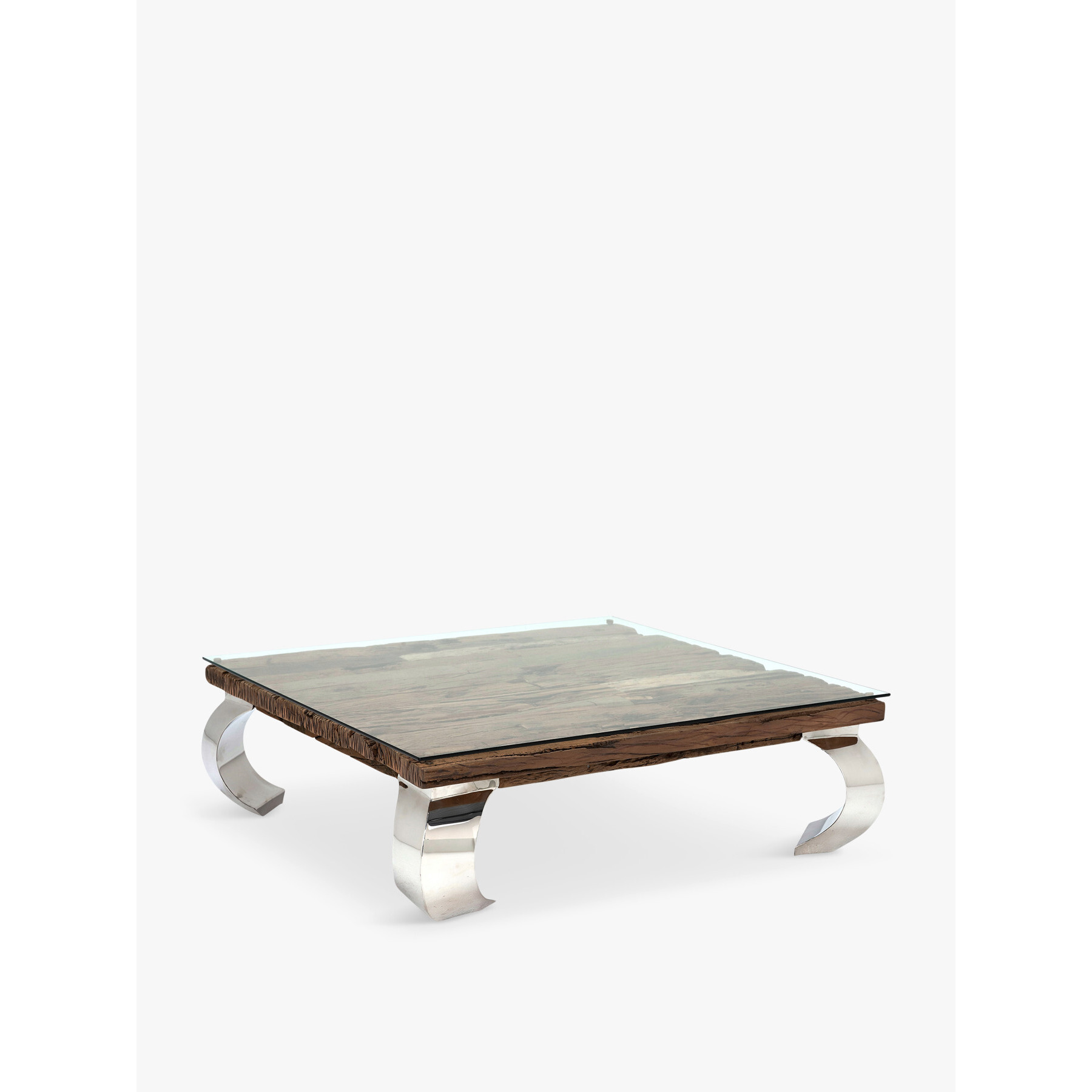 Barker and Stonehouse Caspian Terni Small Square Reclaimed Wood Coffee