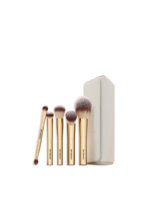 HOURGLASS メイクブラシセット ゴールド Hourglass Set Face And Eye Travel Brush Set by Fenwick | uFurnish.com