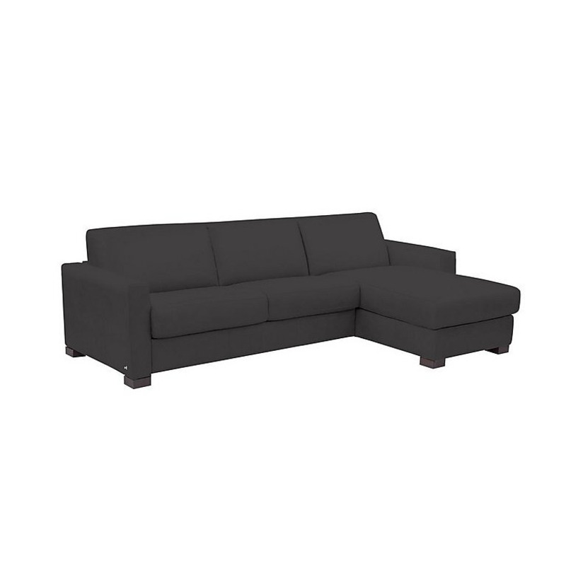Nicoletti Alcova 3 Seater Leather Sofa Bed with Storage Right Hand