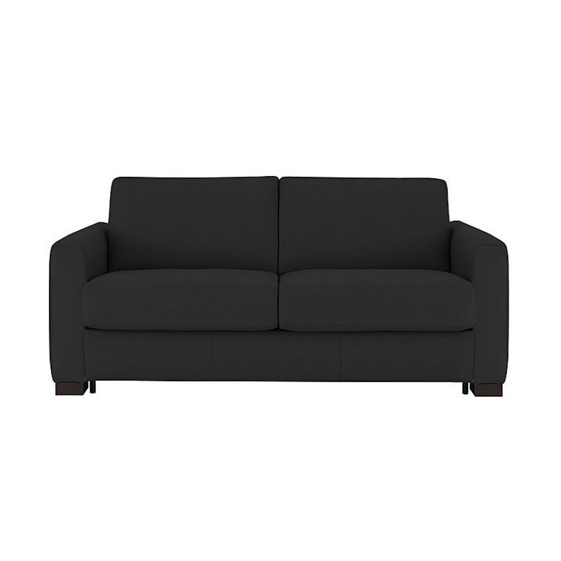 Nicoletti Alcova 2.5 Seater Leather Sofa Bed with Box Arms Torello