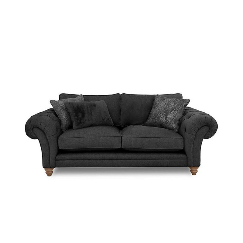 Boutique Collection Blenheim 3 Seater Classic Back Sofa with Oak Feet