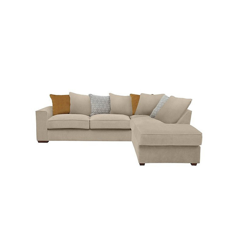 Cory Fabric Right Hand Facing Corner Chaise Scatter Back Sofa Cosmo