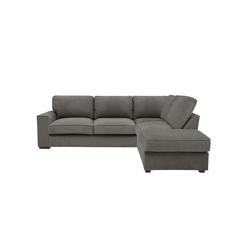Cory Fabric Right Hand Facing Corner Chaise Classic Back Sofa Cosmo