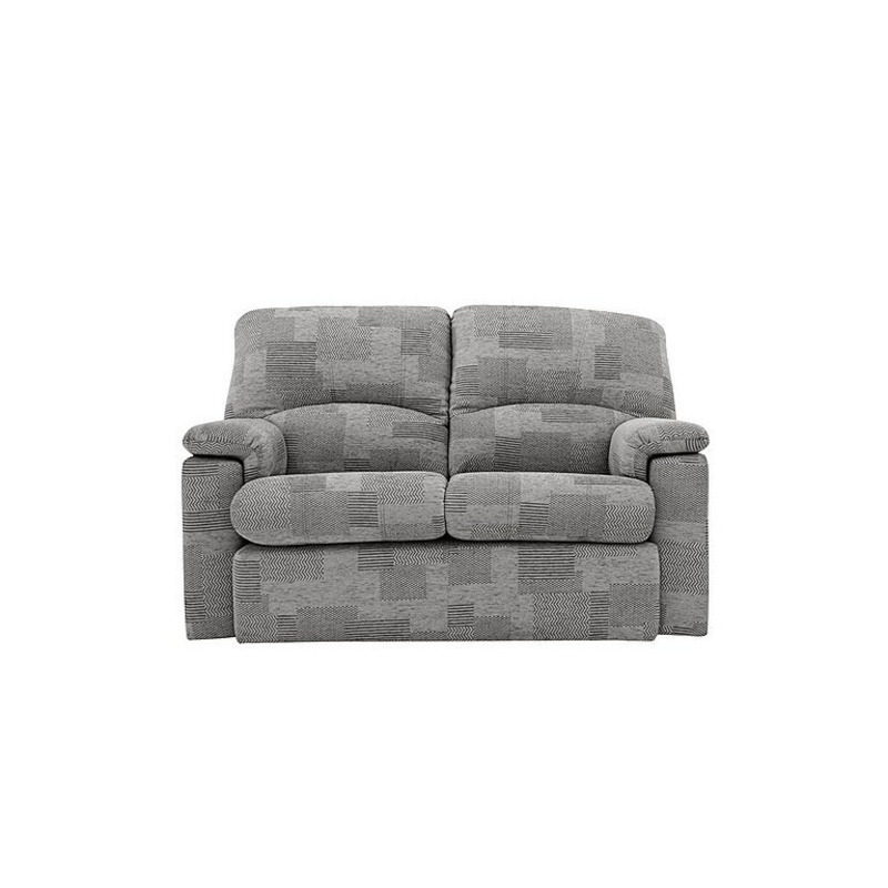 G Plan Chloe Small Fabric 2 Seater Sofa Checkers Smoke by Furniture