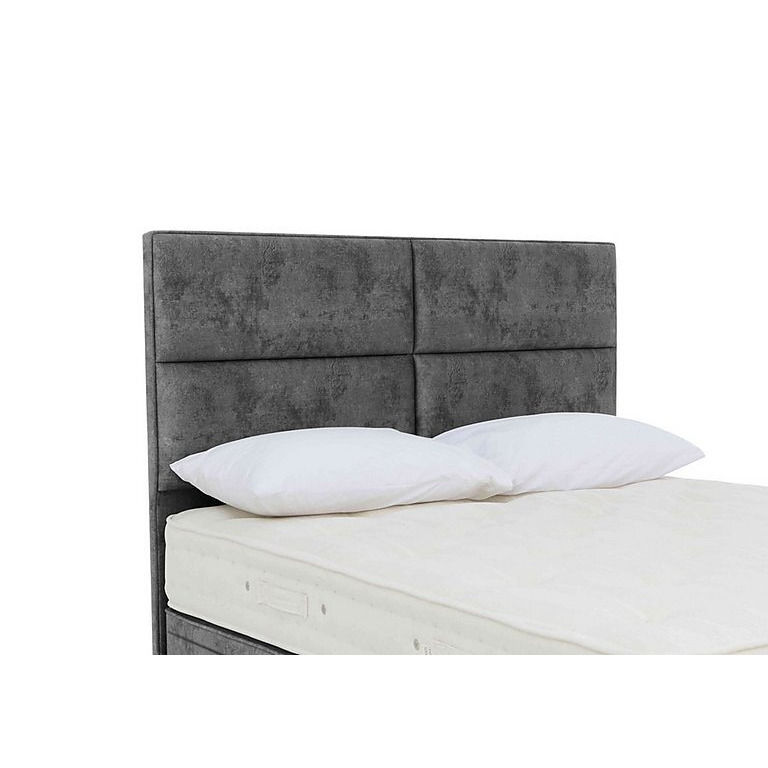 Hypnos Crowell Floor Standing Headboard Double Daytona Grey by Furniture Village