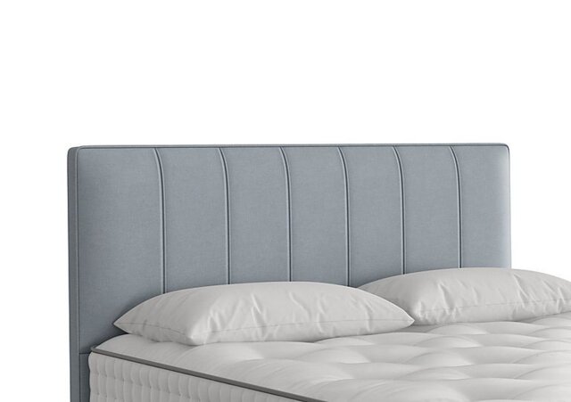 Vispring - Hera Headboard - Double - Touch Sky by Furniture Village ...