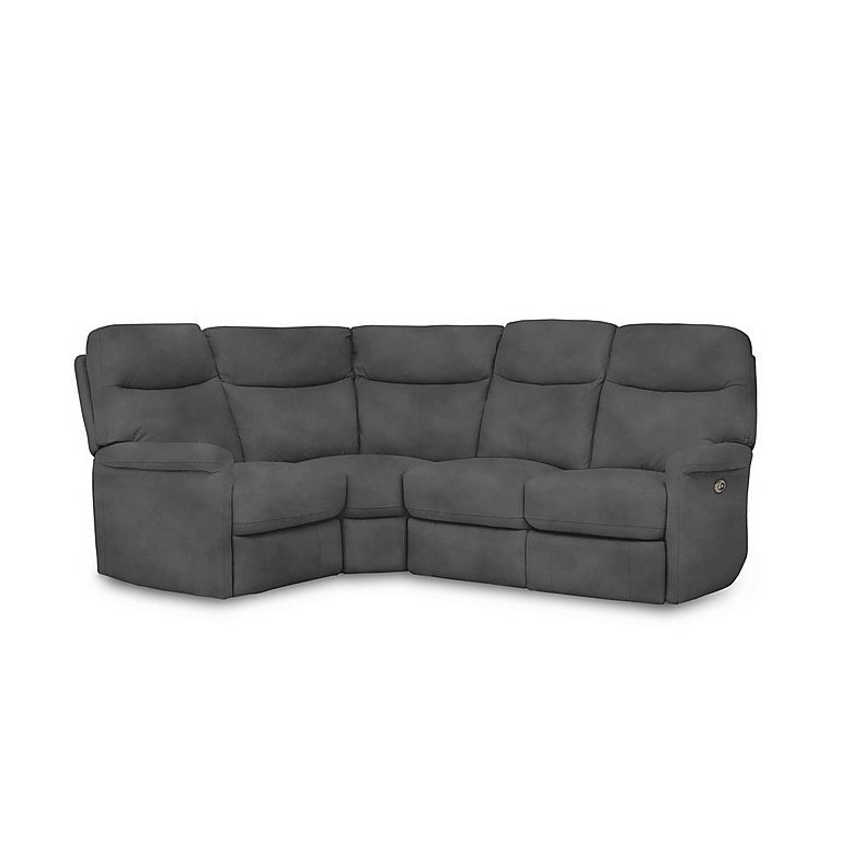 Compact Collection Lille Fabric Power Recliner Left Hand Facing Corner