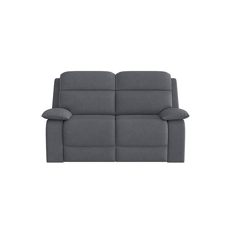 Moreno 2 Seater Fabric Power Recliner Sofa with Power Headrests Iron