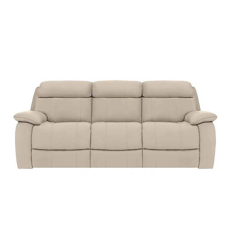 Moreno 3 Seater BV Leather Power Recliner Sofa with Power Headrests